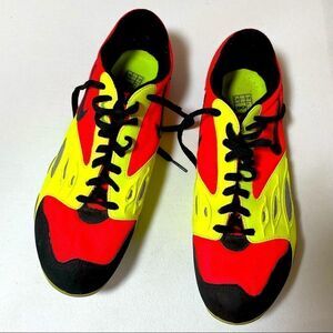 NIKE Bowerman series zoom rival track and field cleats neon pink and yellow 8